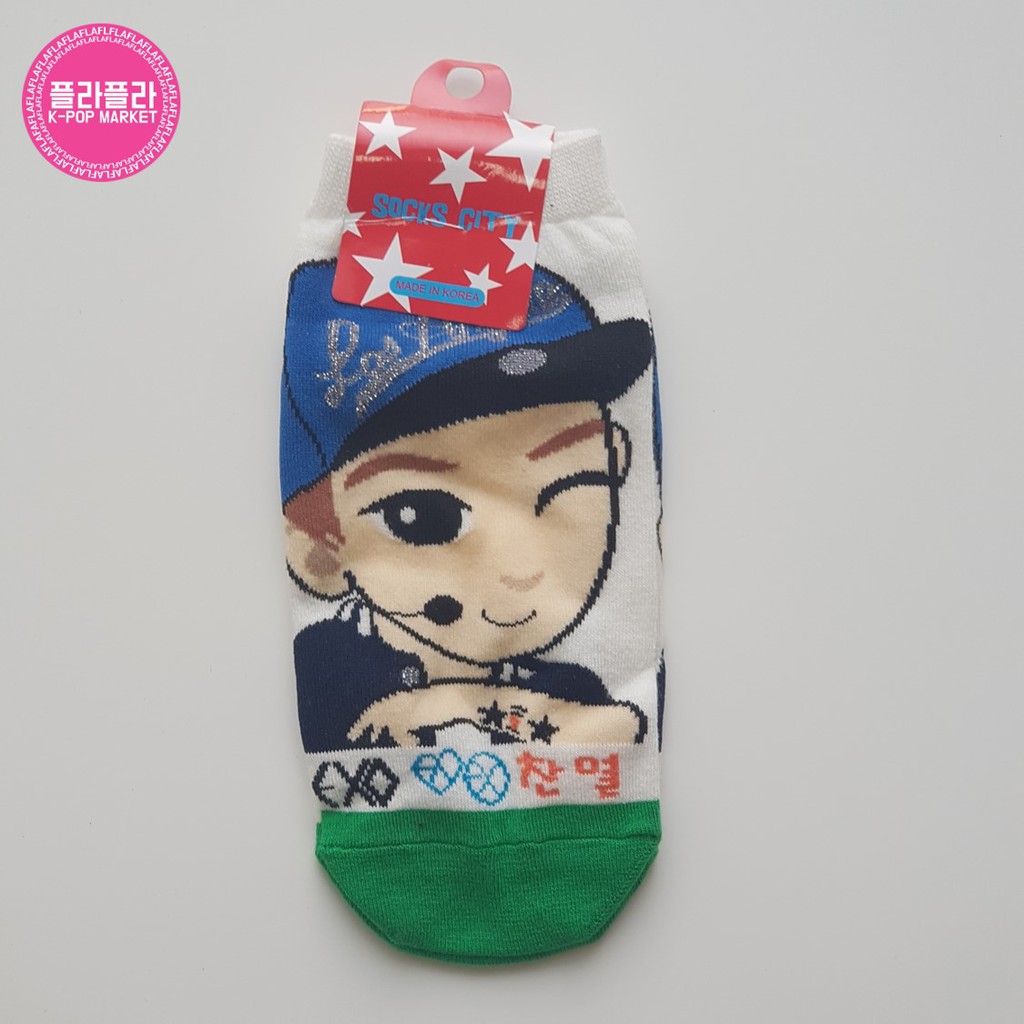 Kaos Kaki K-Pop Pendek EXO