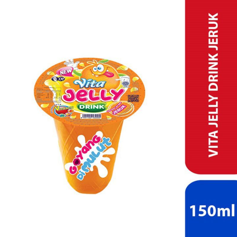 

Vita Jelly Drink Orange / Vita Jelly Drink jeruk 150ml