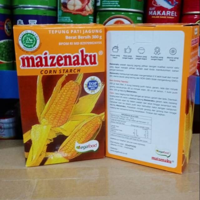 Maizenaku 300gram/ tepung Maizena / Maizena / Tepung Pati Jagung / Corn Starch/ Maizena 300gr