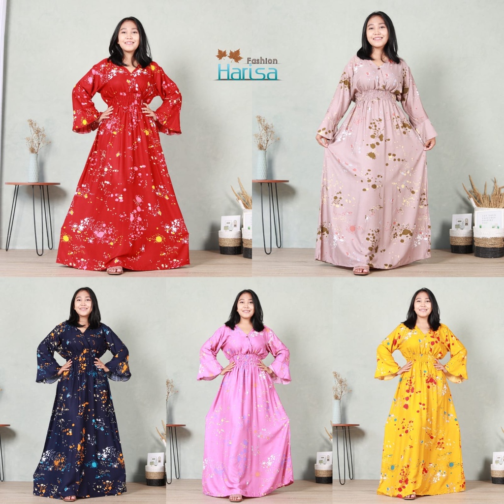 Dress Lonceng Vector Rayon Super