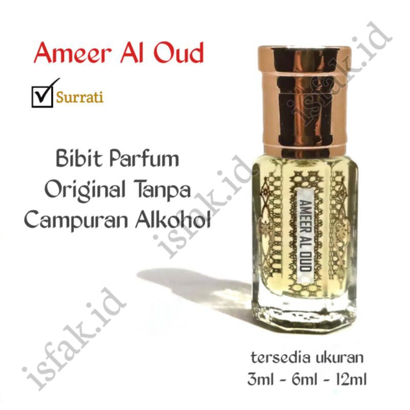 (BISA COD) Minyak Wangi Non Alkohol Ameer Al Oud Surrati Original