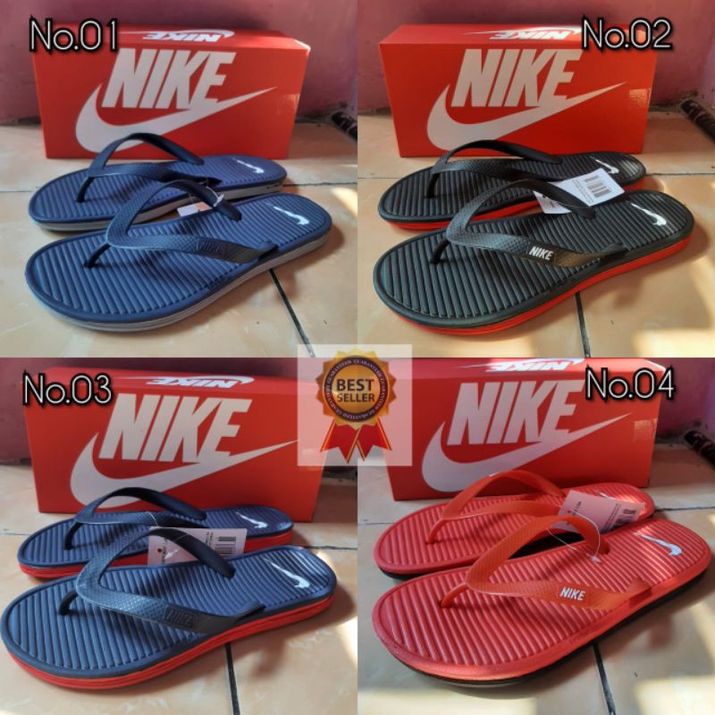 Sandal jepit nike flip flop solarsoft