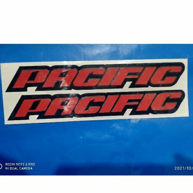 Stiker PACIFIC(stiker sepeda)