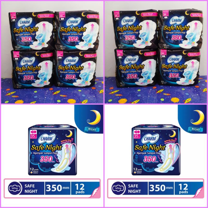 Charm Safe Night 29 Cm / 35 Cm [PEMBALUT WANITA CHARM]