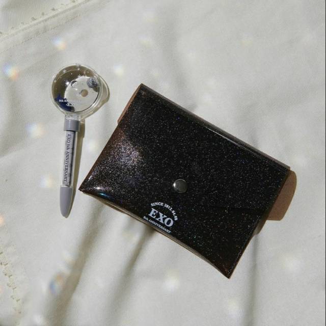 PELUNASAN EXO 8th anniversary goods WATER BALL PEN & POUCH