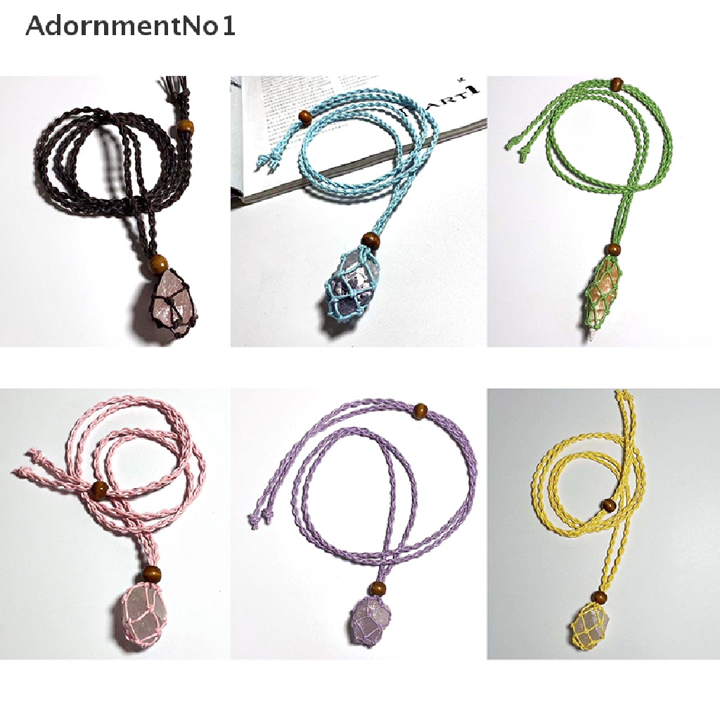 (AdornmentNo1) 1pc Holder Batu Kristal Kuarsa Alami Untuk Kalung