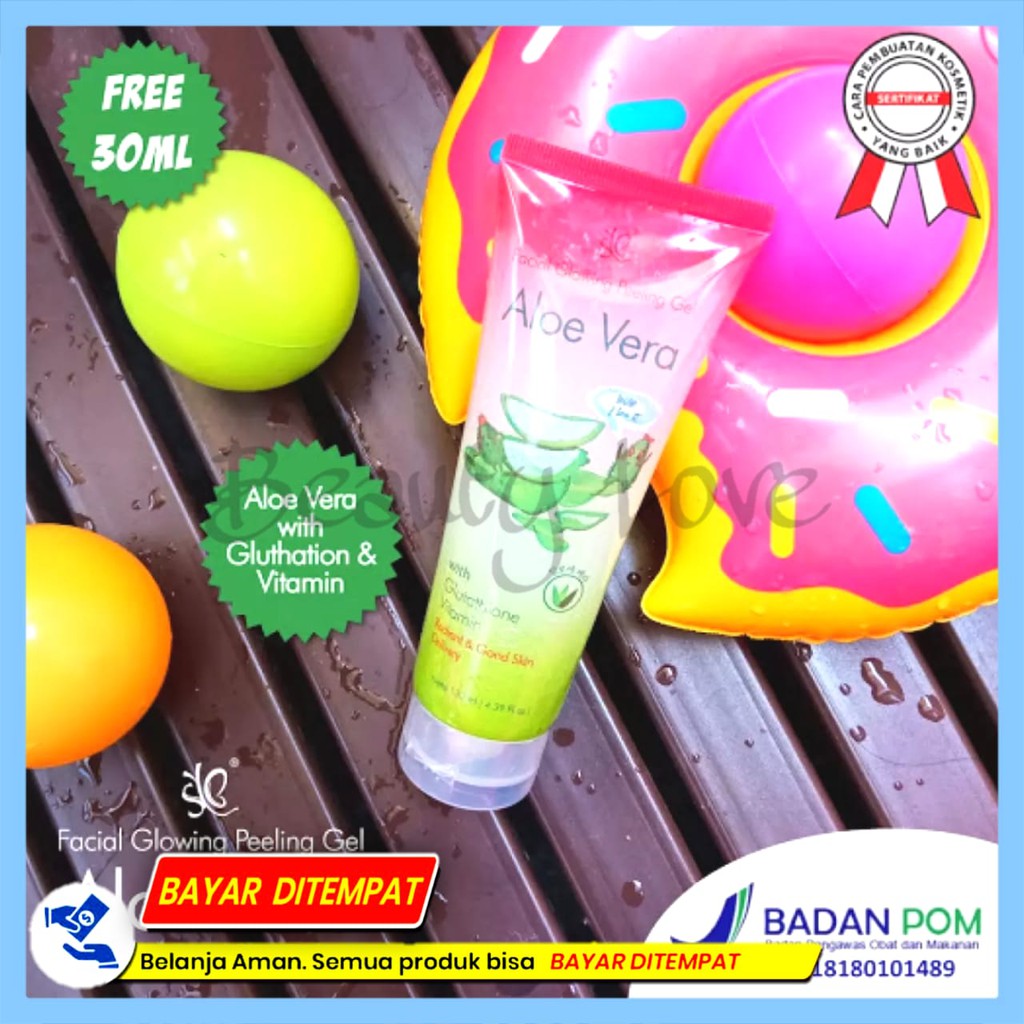 Perontok daki Facial Glowing Peeling Gel 130 ML ORIGINAL 100% RESMI BPOM Pemutih badan dan wajah
