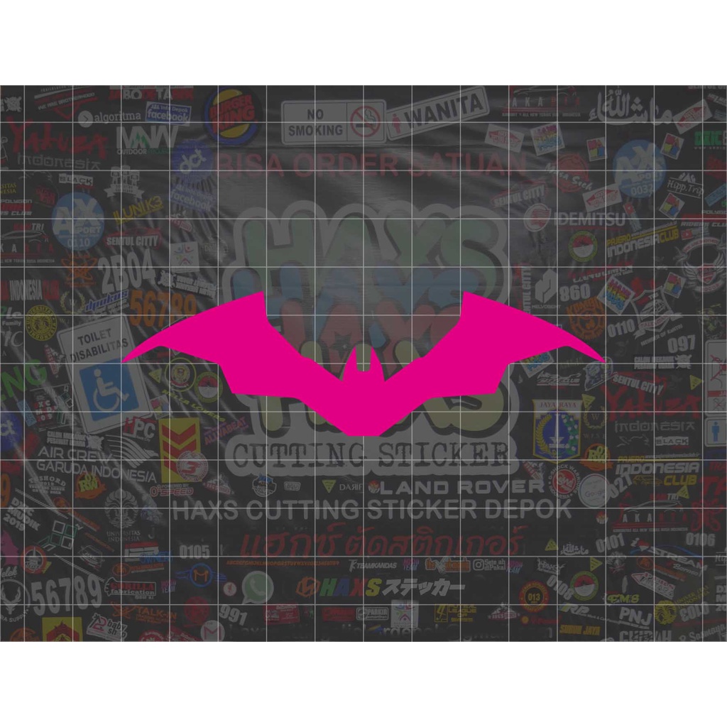 Cutting Sticker The Batman Ukuran 10 Cm x 3 Cm Untuk Motor Mobil