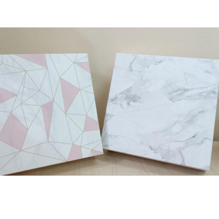 

【rPX】 Dus Kue / Box Kue / Kotak Kue Brownies Lapis Legit Motif Marble & Geometric 22x22x7 20x20x8 21