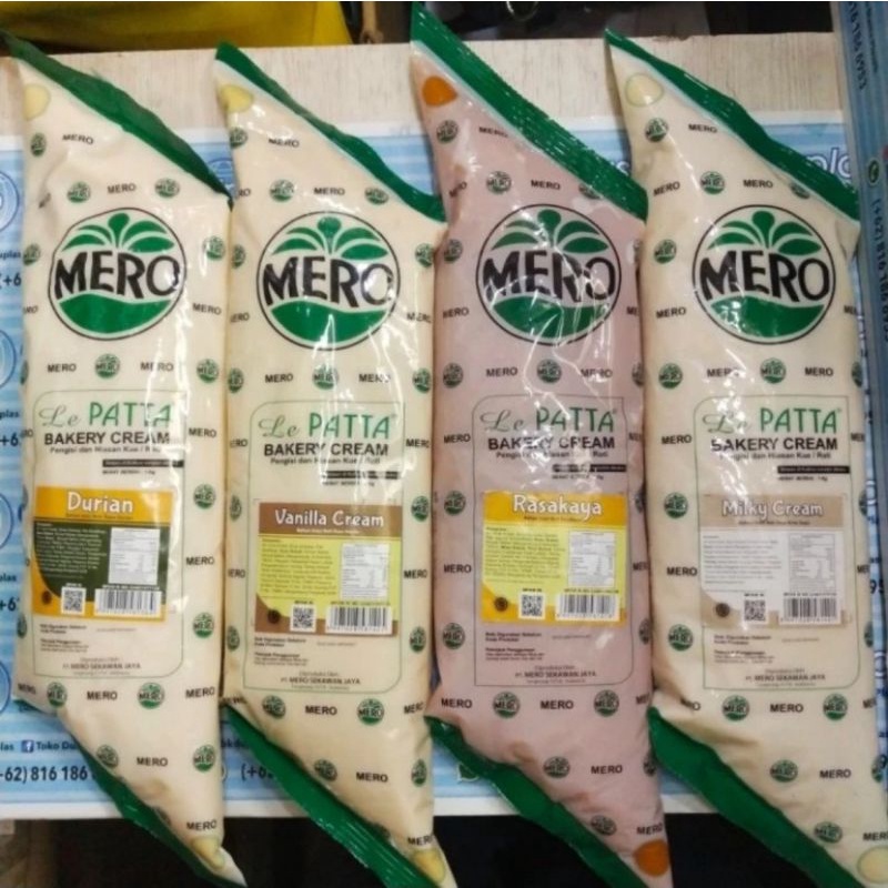 

Mero Le Patta Bakery Cream 1 kg Aneka Rasa