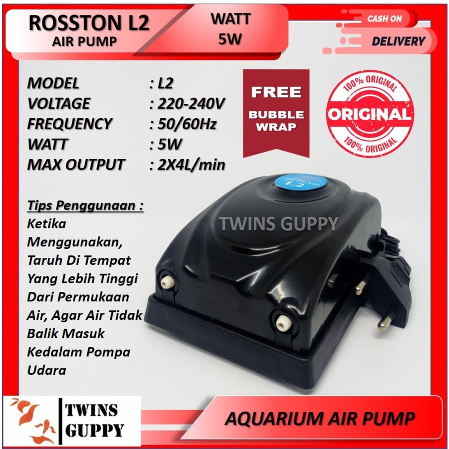 AIR PUMP ROSSTON L2 / ROSSTON L2 / AERATOR L2