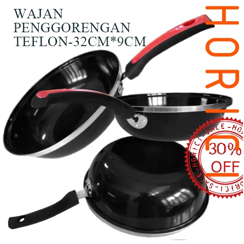 Wajan Bagus 32CM Wajan Bagus Teflon 32cm / Wajan Penggorengan Teflon 32cm