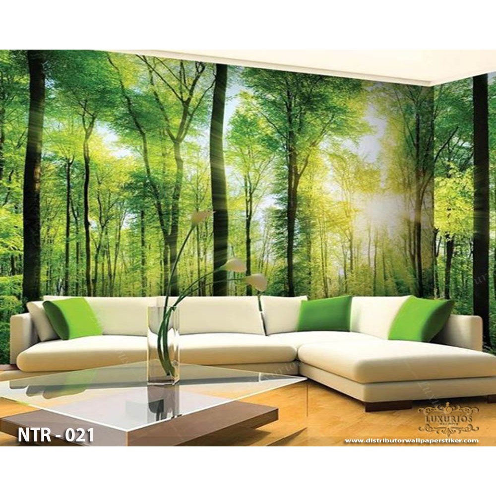 Wallpaper Dinding 3d Wallpaper Hutan Wallpaper Pemandangan