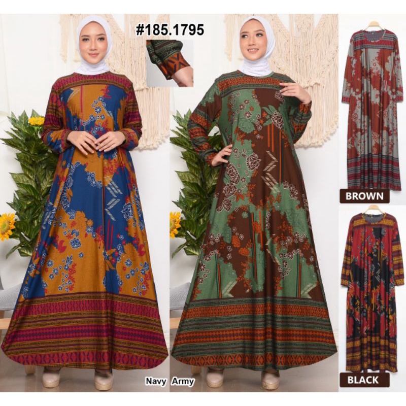 baju gamis kaos korea jumbo dan allsize/baju gamis kaos korea premium terbaru