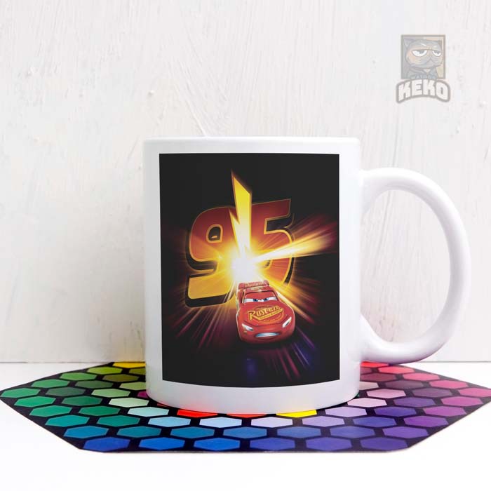 Mug Keramik Cars 3 Lightning McQueen 95 Throw