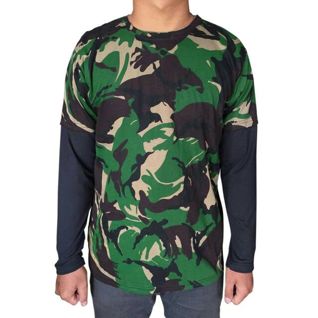 Kaos Army Lengan Panjang / Kaos Army / Grosir Kaos / Kaos Pria / Kaos Murah / Kaos Panjang