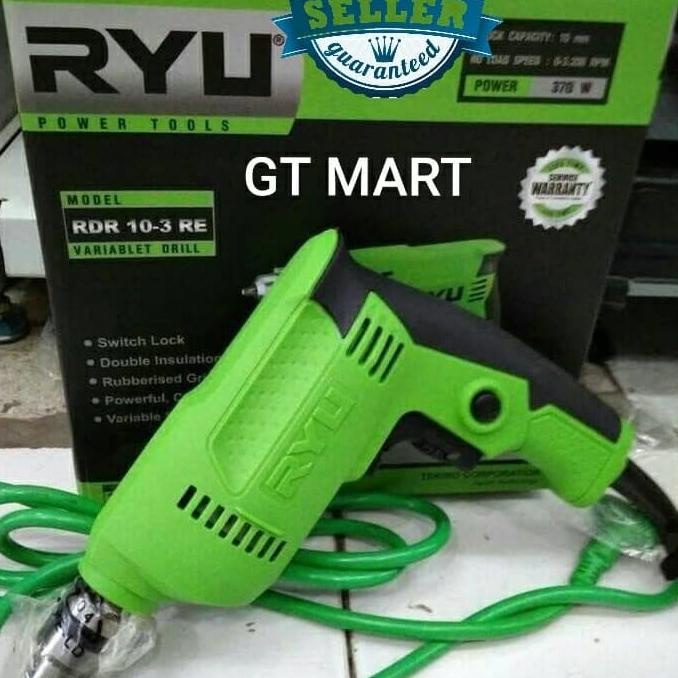 Jual Mesin Bor Tangan Listrik Ryu Tekiro Mm Bolak Balik Rdr Re