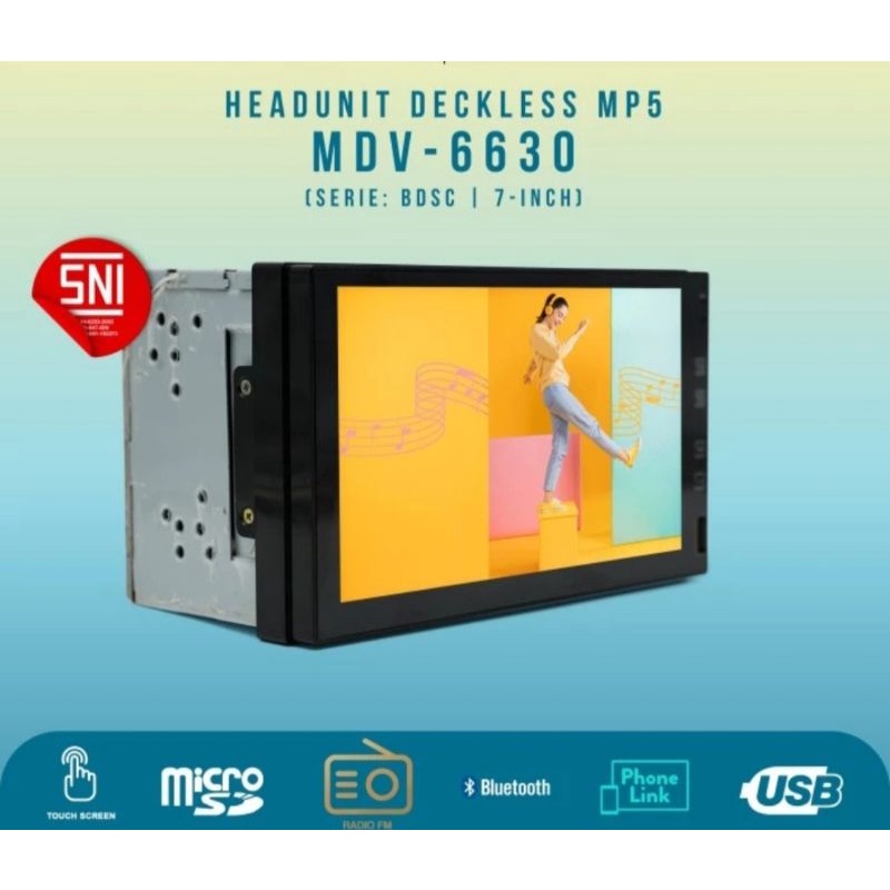 Headunit Mobil Mobiletech MDV 6630 BDSC 7Inch