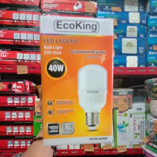 Jual Lampu Bohlam Led Ecoking Jumbo W Watt Body Besar Jumbo Super Terang Shopee Indonesia