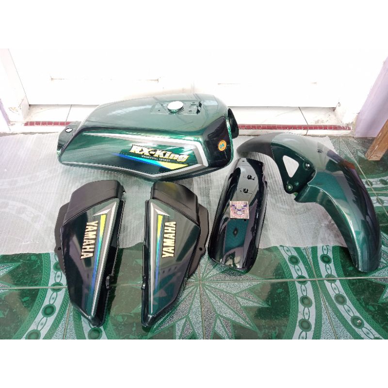 body fulset RX king tahun 2001 warna hijau pnp RX spesial-Bodi 1set
