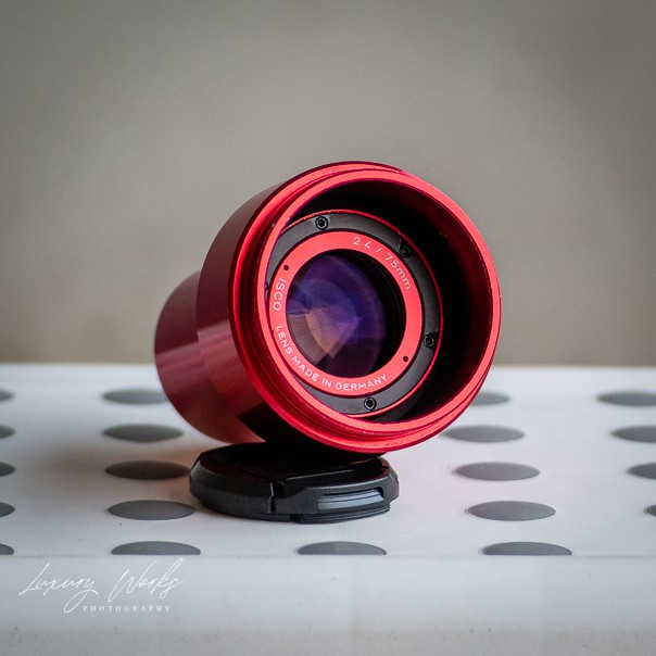 Lensa Cine Movie Projector Isco Ultra Star HD Plus 70mm 75mm f1.85-2.4 mulus sekali made in germany