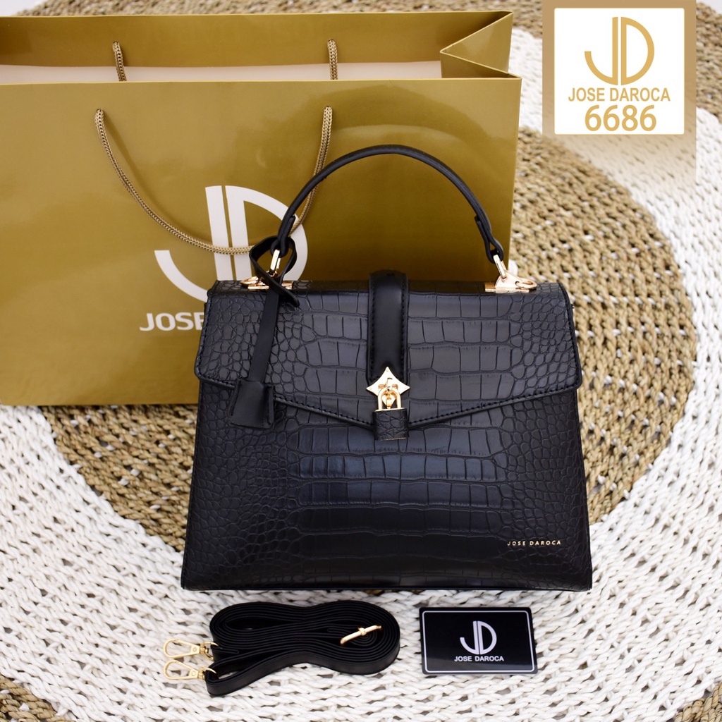 TAS WANITA HAND BAG JOSE DAROCA CROCO ~ 6686 ~ (RESTOCK)