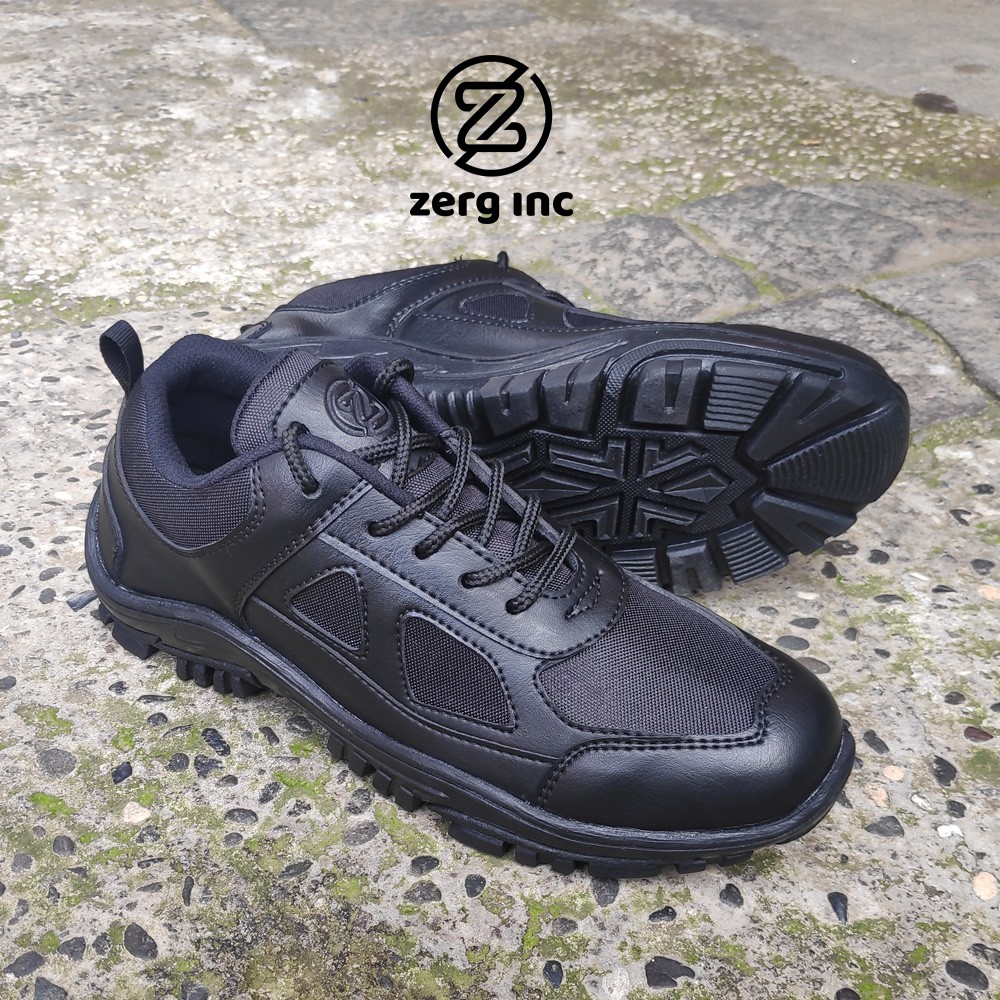 Sepatu Boots Pria Pendek Sepatu Outdoor Touring Hiking Original Zerg Lunar Low Sintetis Premium Qual