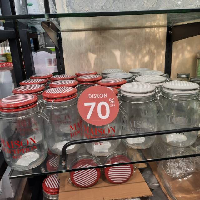 Storage jar / toples kaca informa