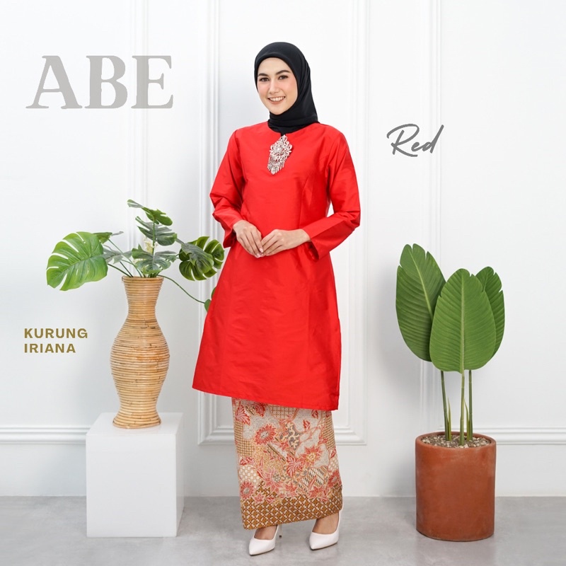  Baju  Kurung  Melayu Malaysia Modern Wanita Iriana Atasan 