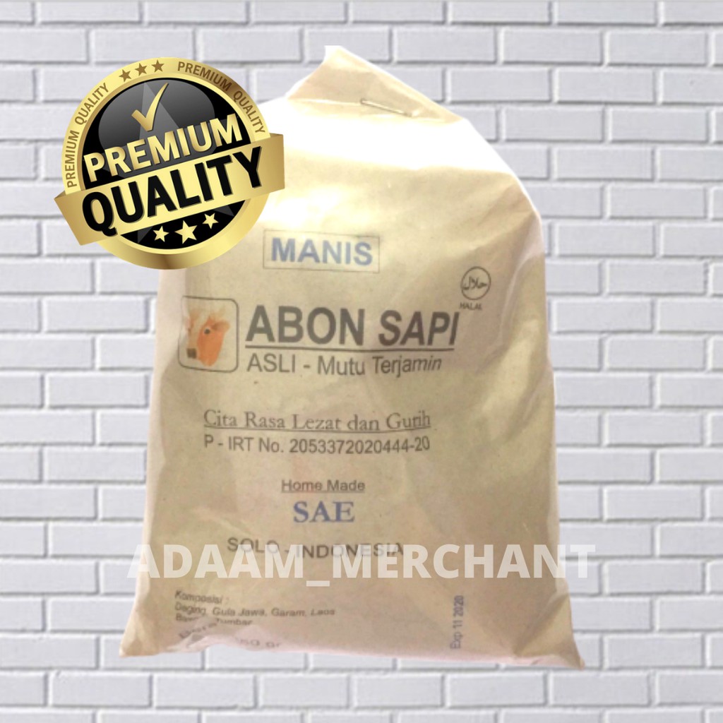 

Abon Sapi Khas Solo MANIS 250 gr