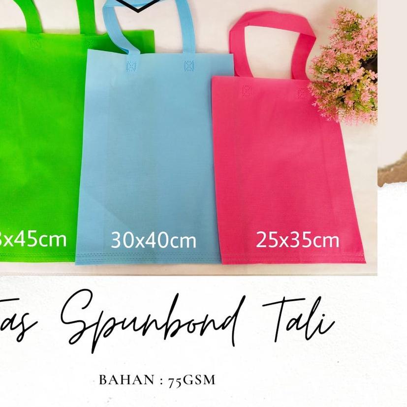 

➵ TAS KAIN SPONBOUND/ GOODIE BAG/ TAS PRESS TALI / TLS 38x45 ☑