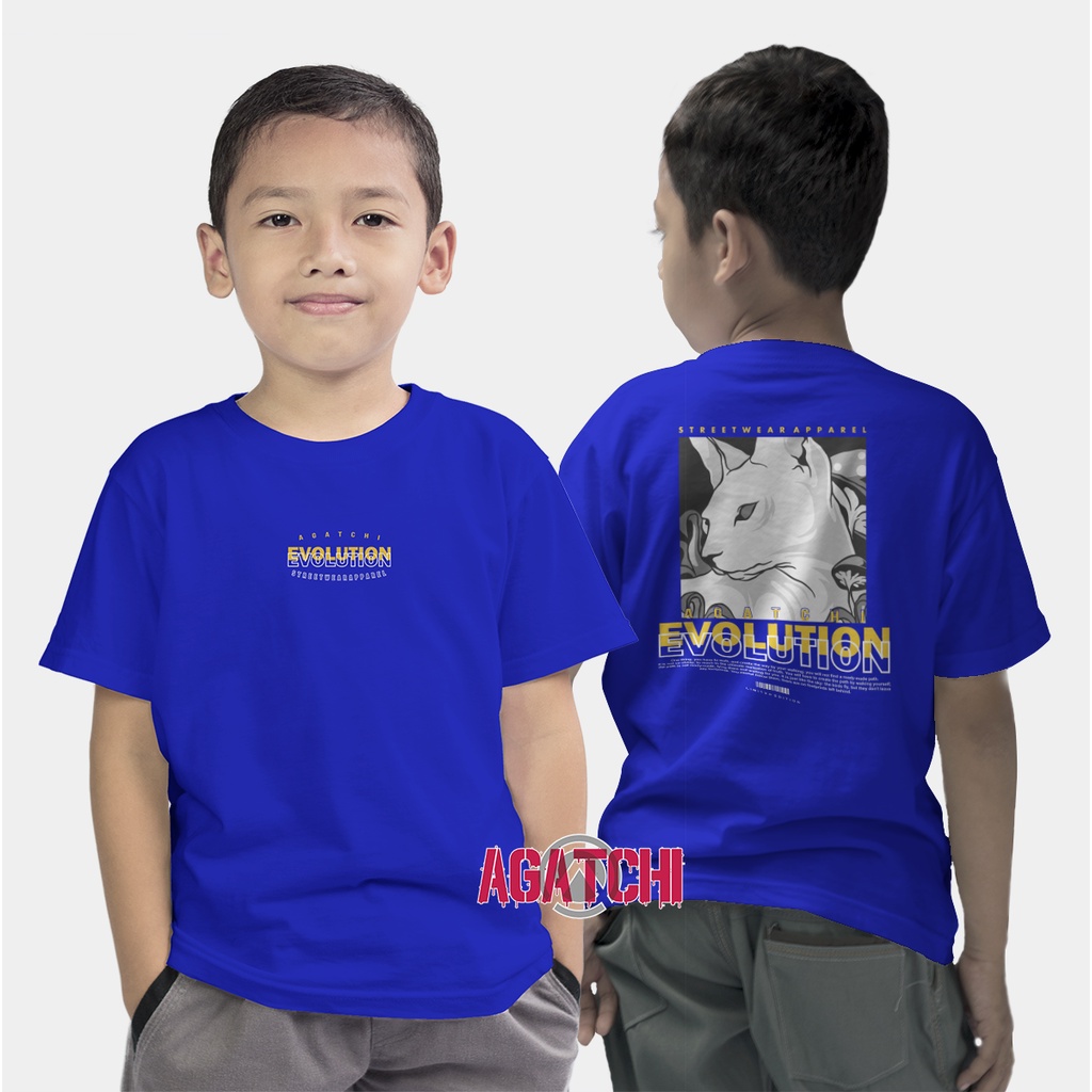 Baju Kaos Atasan Anak Laki-Laki Agatchi Evolution