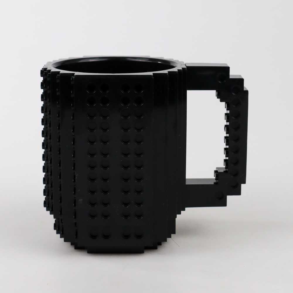 VKTECH Gelas Mug LEGO Build-on Brick Toy Cup 350ml - 936SN