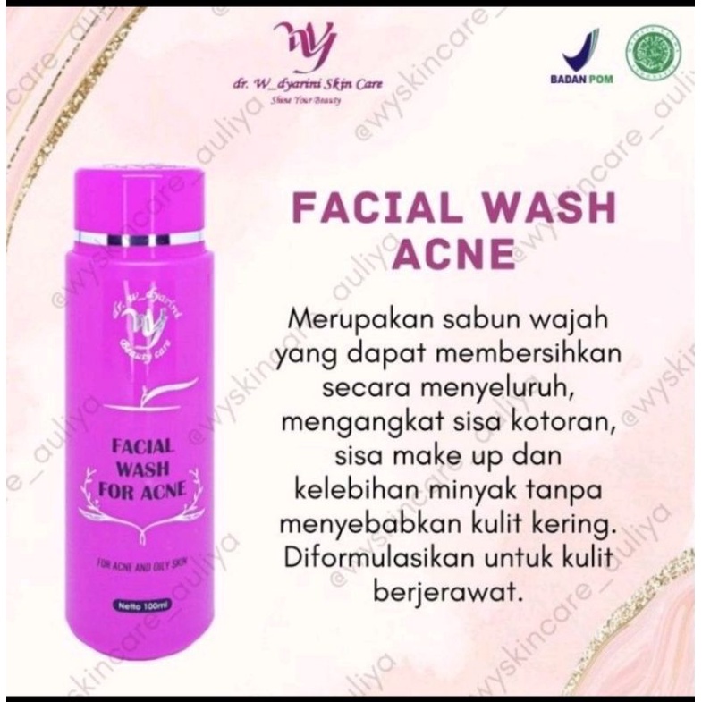 Facial wash acne dr widyarini