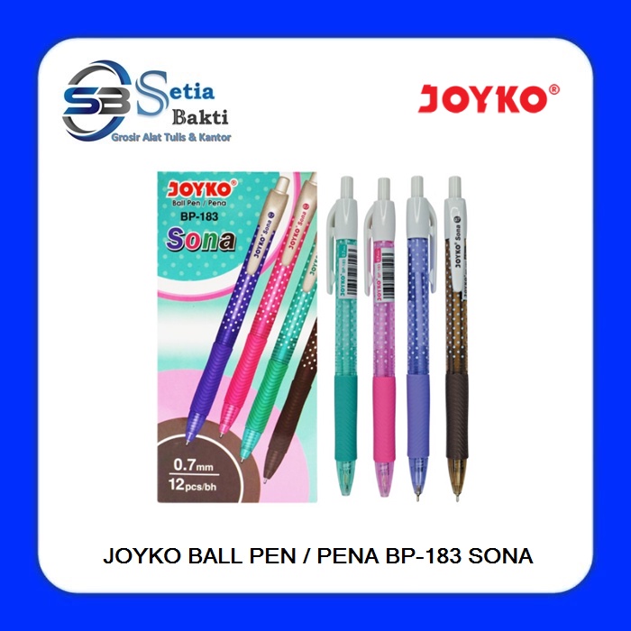 

Pulpen JOYKO SONA 0.7mm BP-183 - 12 Pcs