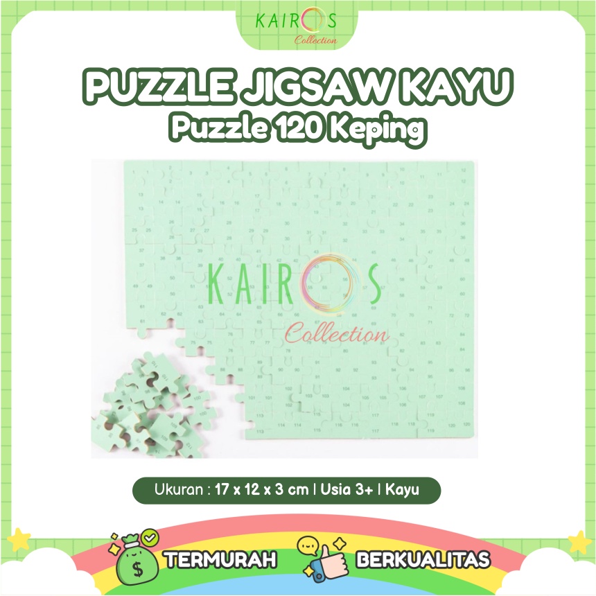 Puzzle Jigsaw Kayu 120 Pcs Aneka Motif Mainan Edukasi Anak