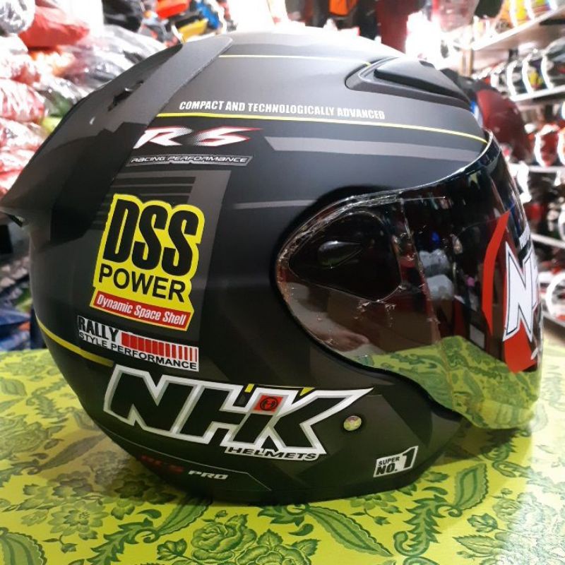 HELM NHK R6 REALLY DSS POWER BLACK SILVER DOFF