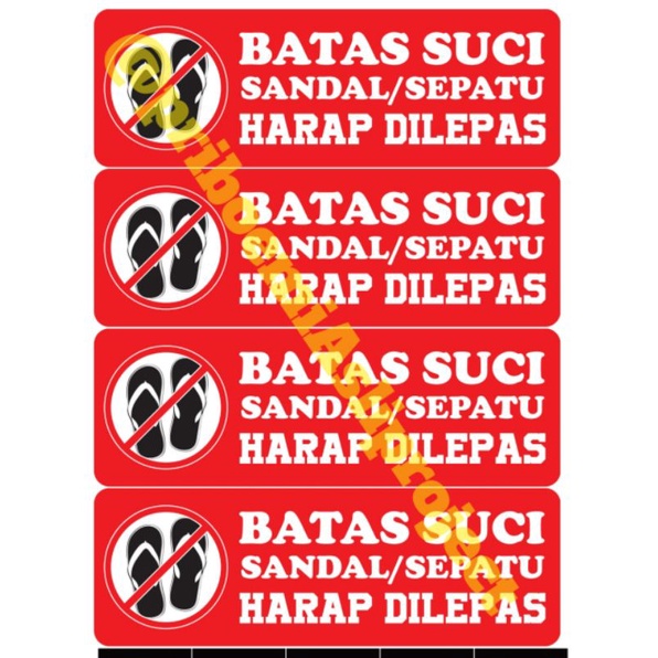 

STICKER VYNIL_BATAS SUCI 30x10cm