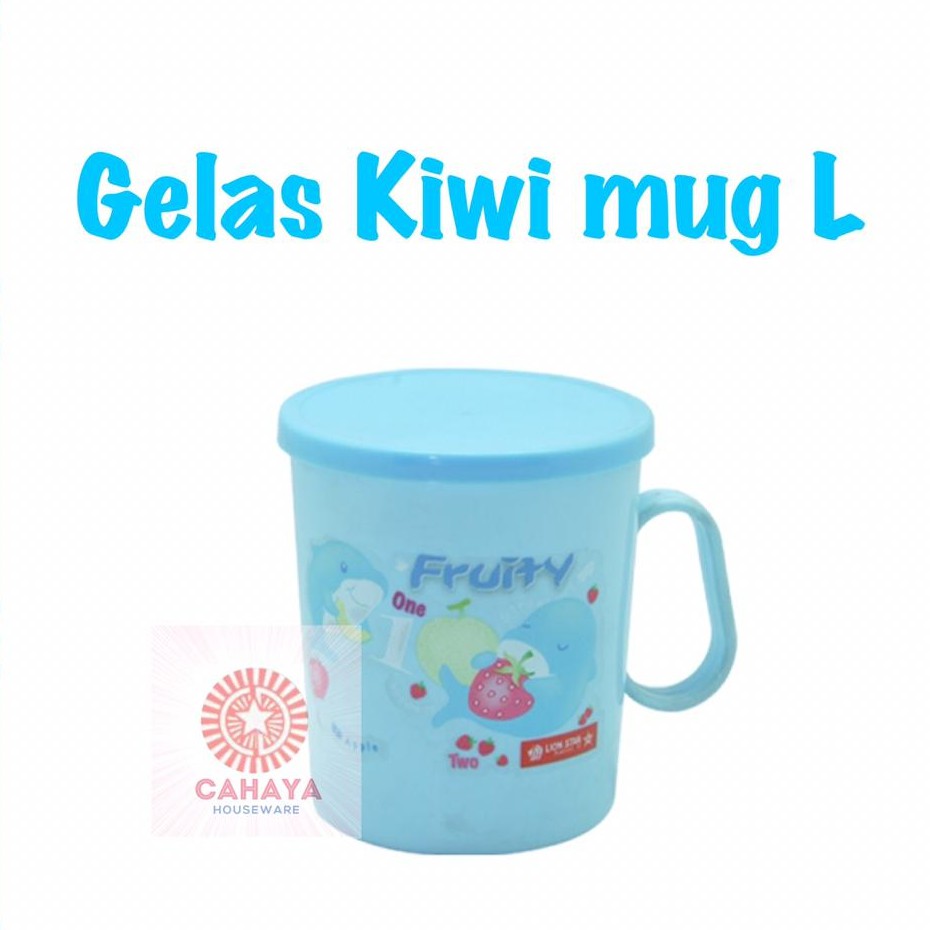 Kiwi Mug Gl 20 Gelas Minum Anak Lion Star Souvenir Ulang Tahun Cup