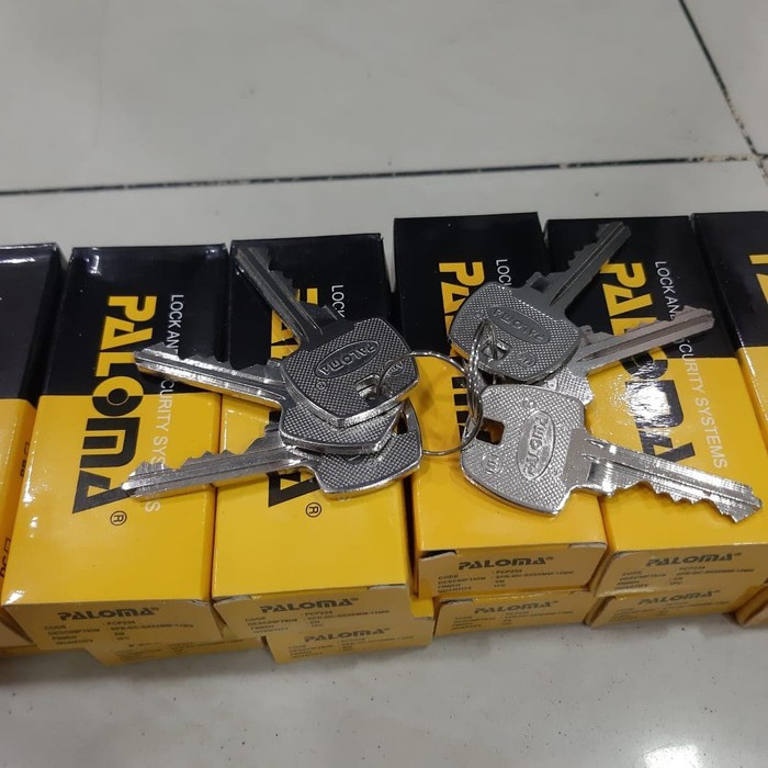 PALOMA PCP 234 PAKET MASTER KEY ISI 12 CYLINDER SPR STD KEY 60MM SN