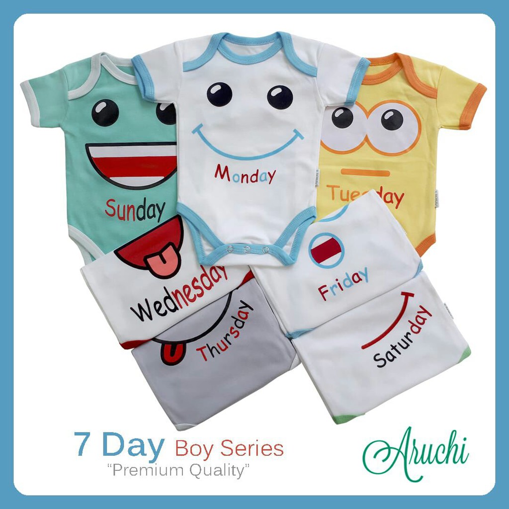 PROMO HABISIN BARANG 1 PCS JUMPER ARUCHI 7 DAY boy &amp; girl Series 1 PCS SNI