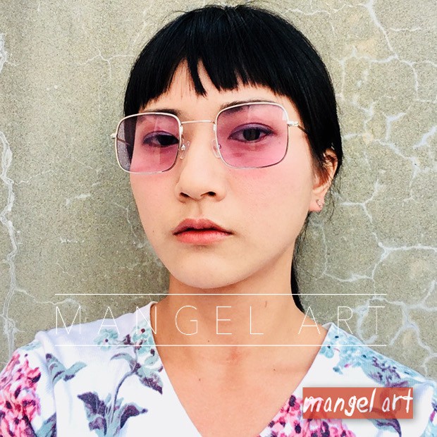 Kacamata Fashion Korea Persegi Panjang GF09 Kaca Mata Wanita Retro Candy Sunglasses Unisex ACC