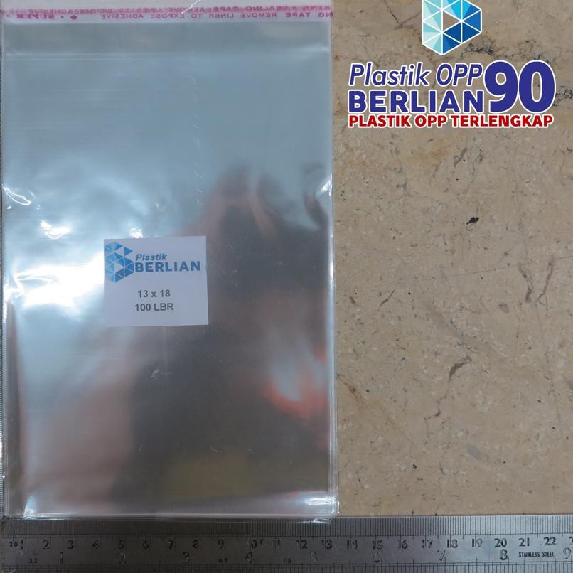 

WIK Plastik OPP 13,5 X 18 CM 18 MIC 100LBR Lem Atau Seal 0N Terkini・