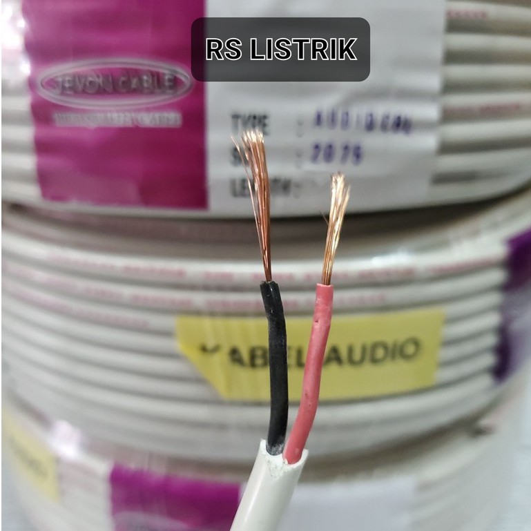 Kabel HYO 2x0.75 - Kabel Serabut 2x0.75 Harga 1 rol