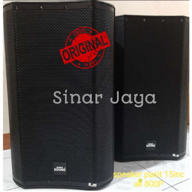 SPEAKER PASIF 15 INCH 1000watt ROBINSOUND AK 800P