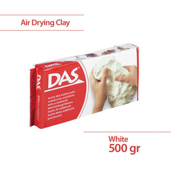 

READY STOK - DAS Air Drying Modelling Clay White 500 gr