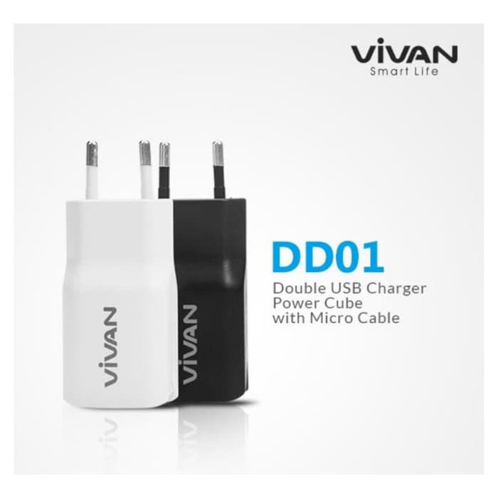 Vivan Charger Dual Usb DD01 2.4A