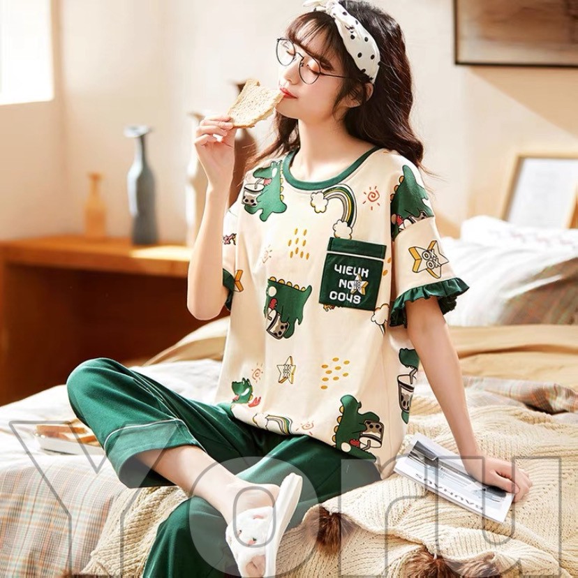 Pamelo st cp/hp murah/baju tidur stelan