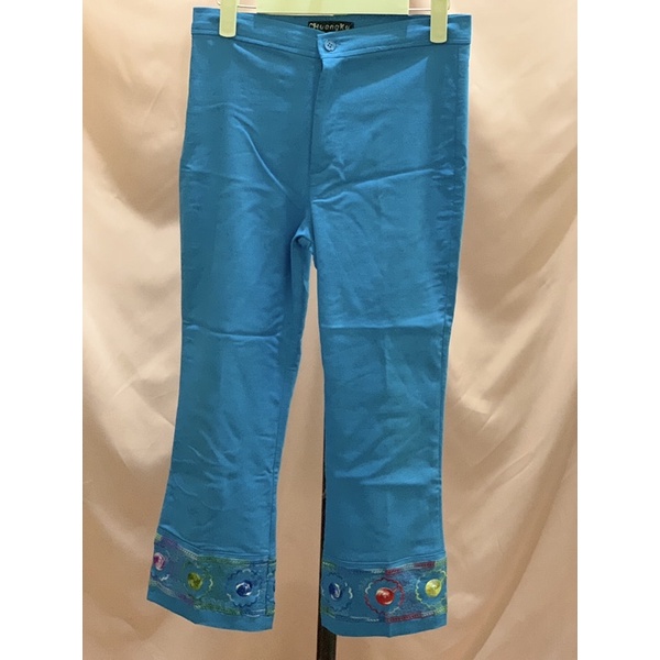 preloved celana panjang kain wanita motif