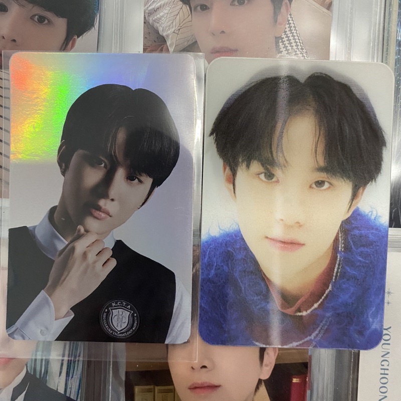 (BOOKED) pc lenti Jungwoo standee resonance nct + sg holo aladin pob